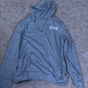 Grey PINK hoodie